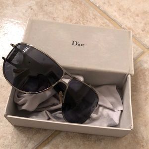 Christian Dior Aviator Style Sunglasses